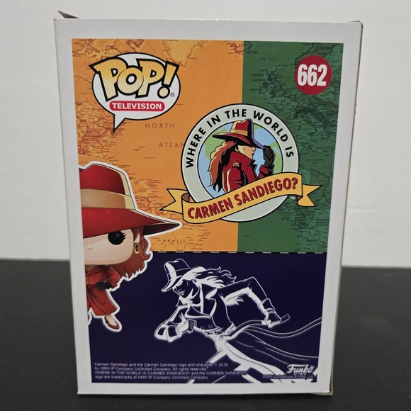 Funko Carmen Sandiego (Semi-Translucent) - Gamestop Exlusive #662 - Picture 4 of 7